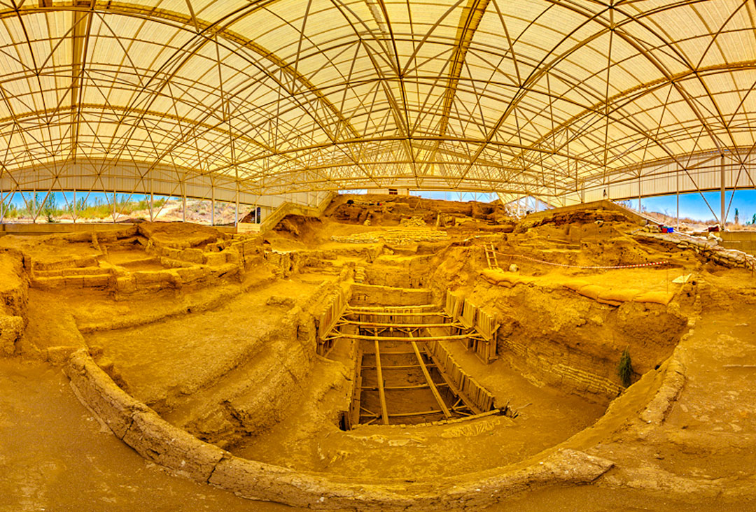 Çatalhöyük Arkeolojik Kazı Alanı Konya Türkiye