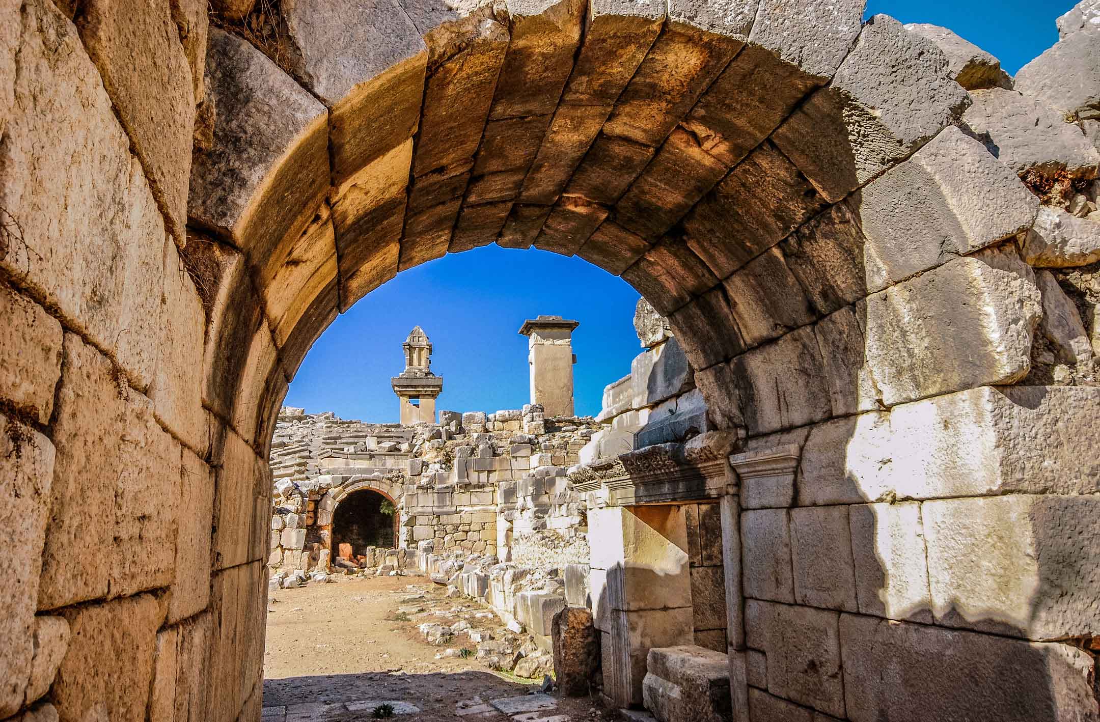 Xhantos Kenti kalıntıları, Antalya - Muğla 