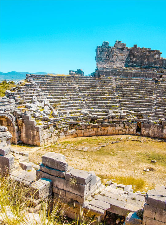 Xhantos Antik Tiyatro Kalıntıları, Dünya Mirası Antalya - Muğla