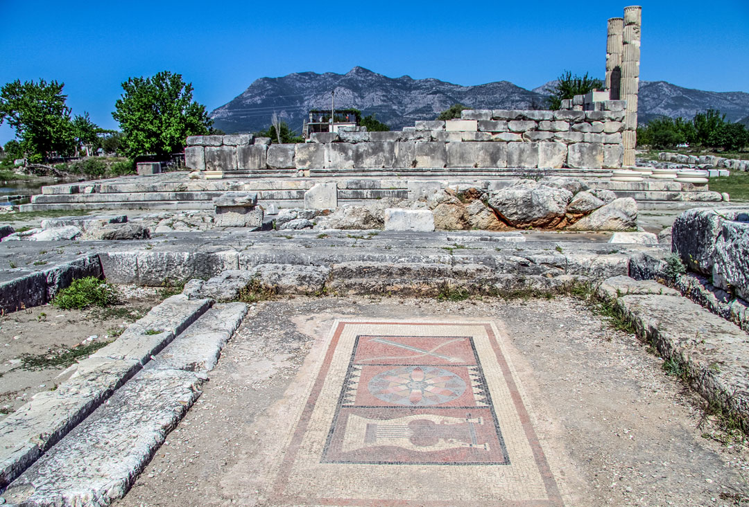 Letoon yer mozaikleri ve tapınak arkeoloji alanı, Antalya Muğla