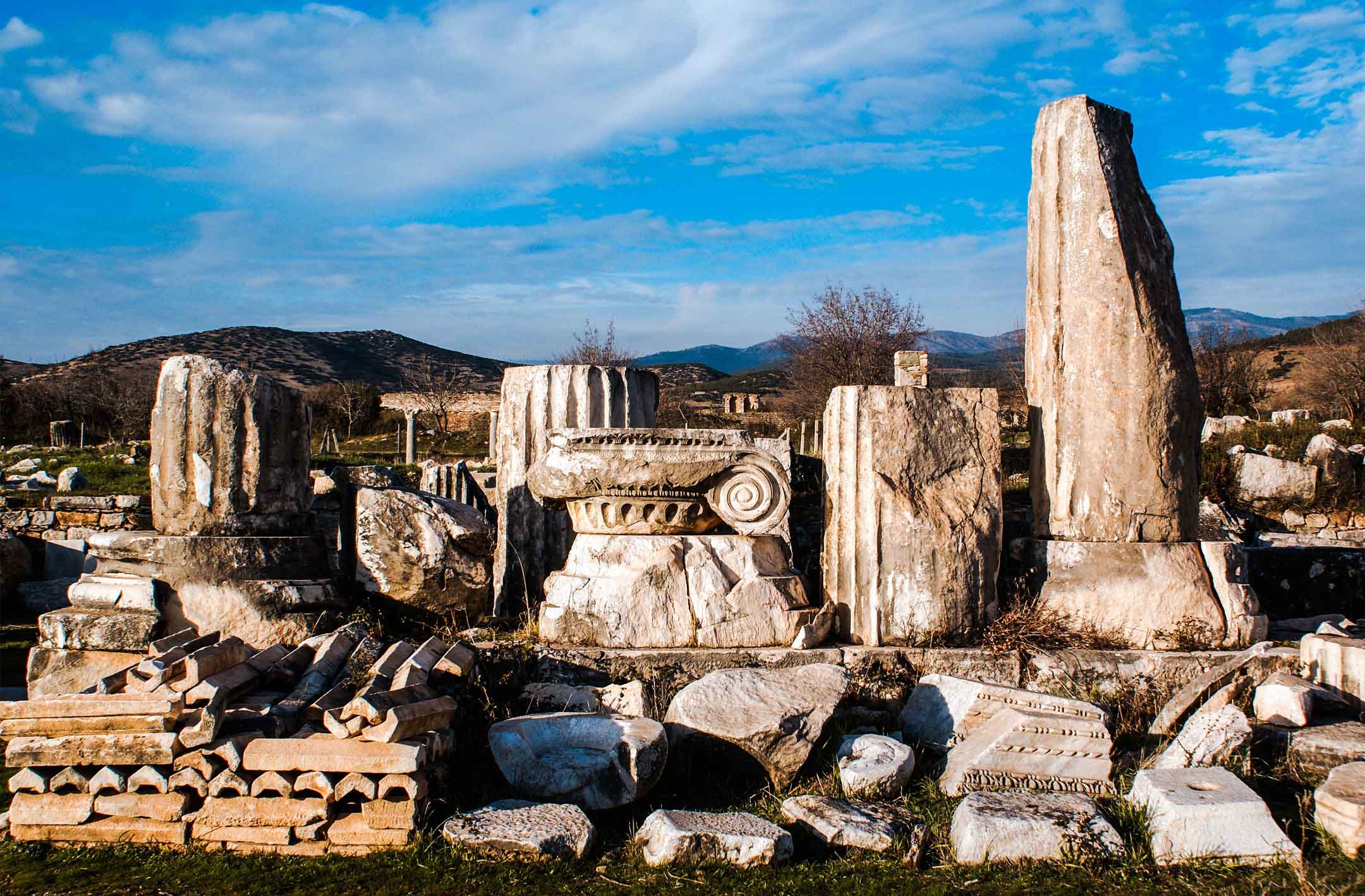 Helenistik Döneme Ait Kalıntılar Aphrodisias, Aydın Türkiye 