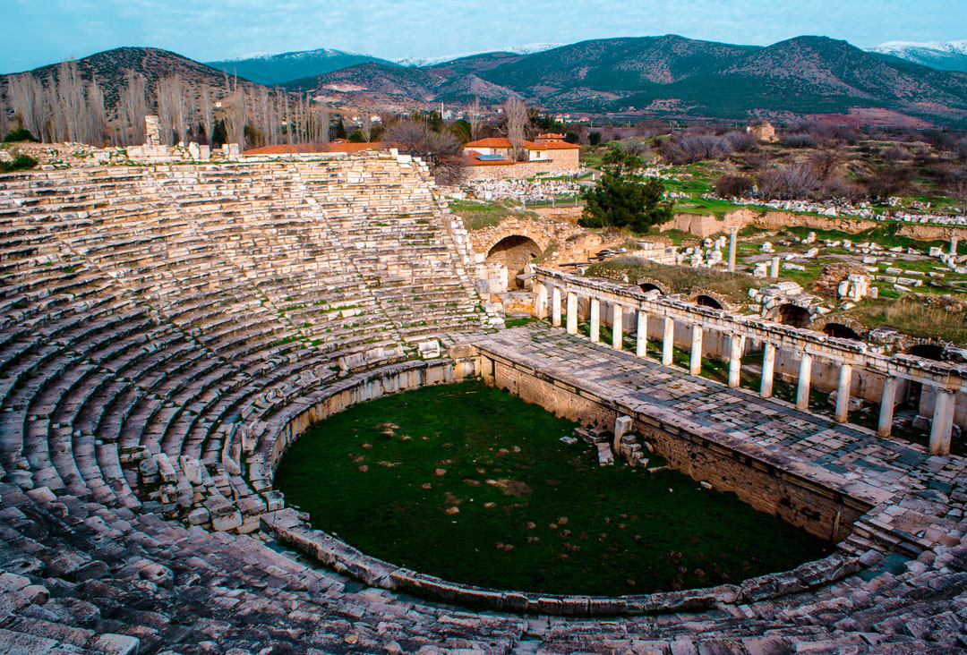 Aphrodisias Antik Tiyatrosu, Aydın Türkiye 