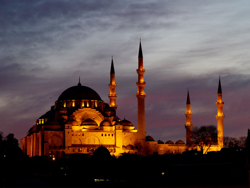 Gece Süleymaniye Camii