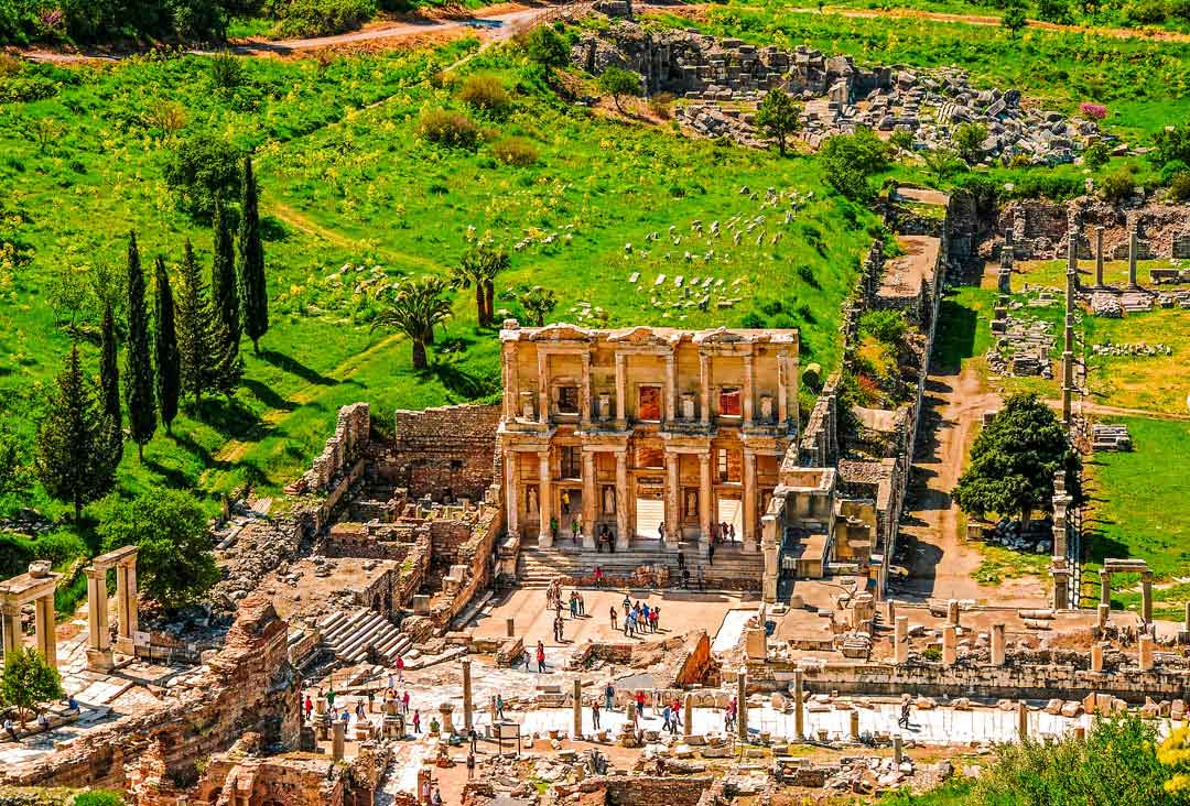 Artemis Tapınağı ve Efes'in Gökyüzünden Görünüşü , İzmir 