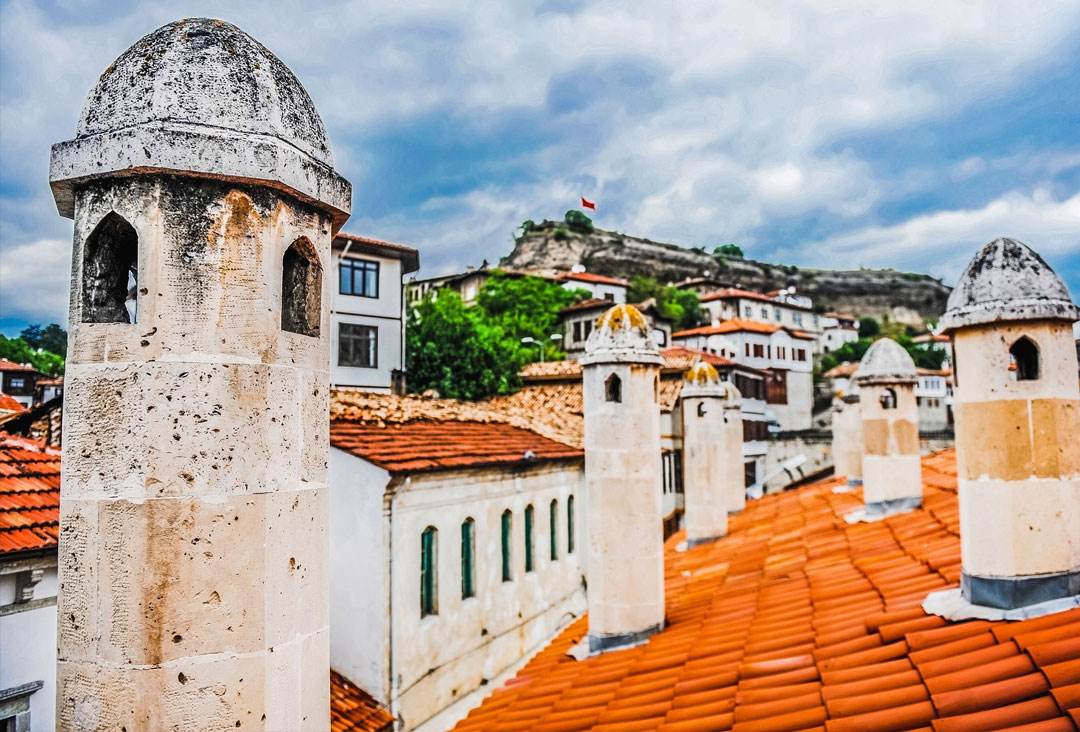 Safranbolu Evi Çatı ve bacaları