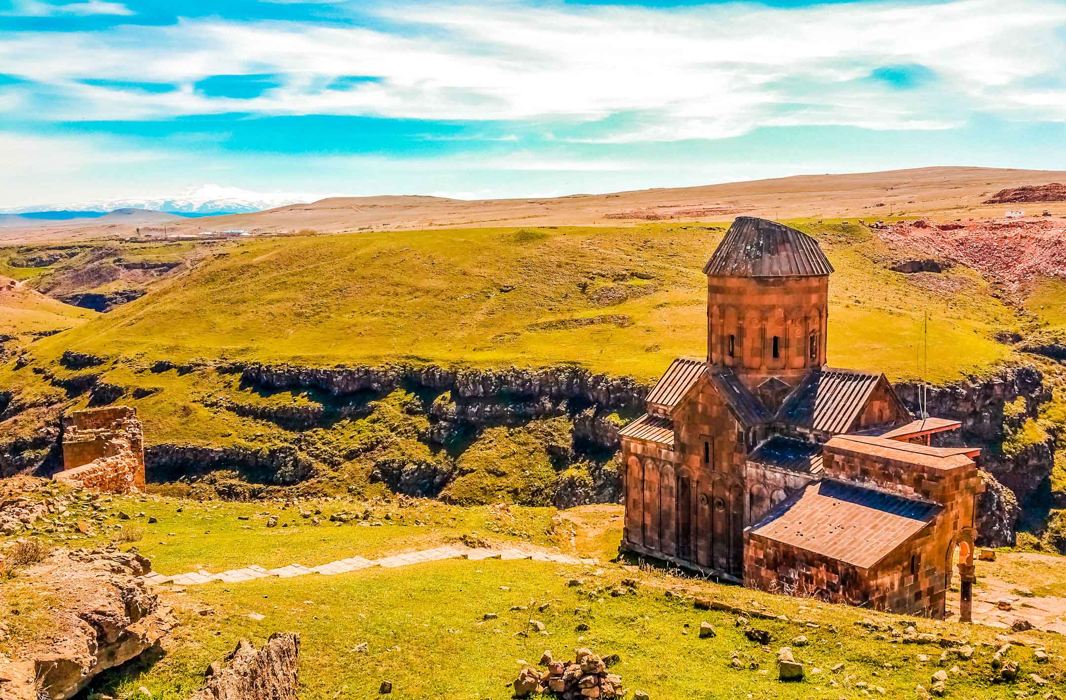 Tigran Honents Kilisesi Ani Harabeleri Kars Türkiye 