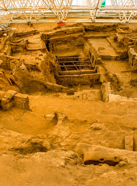 Arkeolojik Kazı Alanı Konya Türkiye 