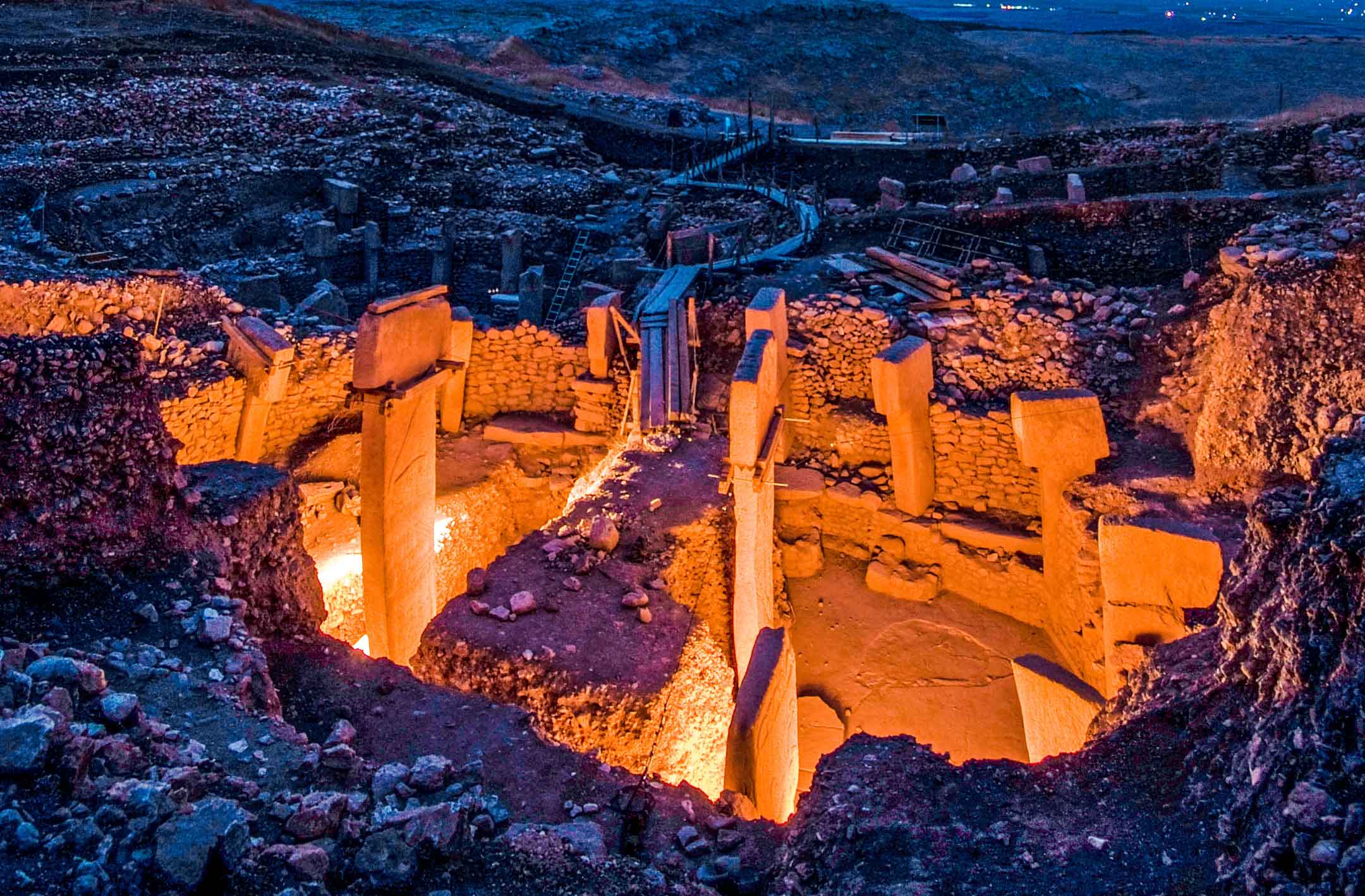 Akaşam Göbeklitepe Arkeolojik Alanı Görünümü 2017